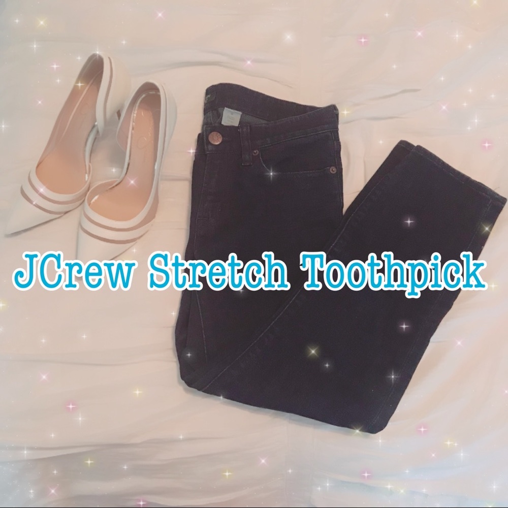 JCrew Stretch Toothpick Cropped Jean